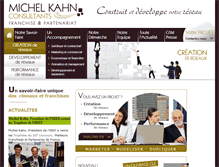 Tablet Screenshot of michelkahn.com